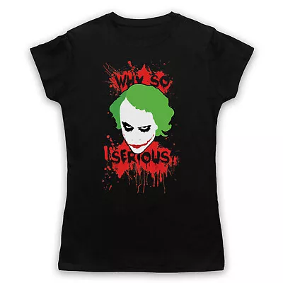 Buy Joker Batman Unofficial Why So Serious Comic Villain Mens & Womens T-shirt • 17.99£