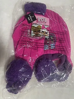 Buy Pink LOL Surprise Hat & Gloves Set One Size. New With Tags • 16.41£
