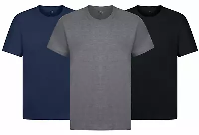 Buy Mens Tshirts 3 Pack 5 Pack Unisex Plain Cotton Bulk T-Shirt Mixed Colors Premium • 23.49£