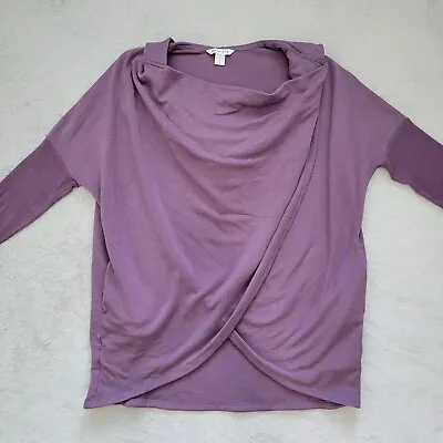 Buy Athleta Purana Wrap Hoodie Sweatshirt Women's Size Large Purple • 28.92£
