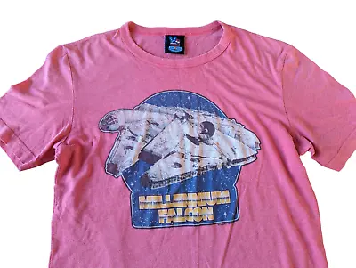 Buy Junk Food Shirt Millennium Falcon Star Wars Adult Small Red Retro Tee Unisex • 18£