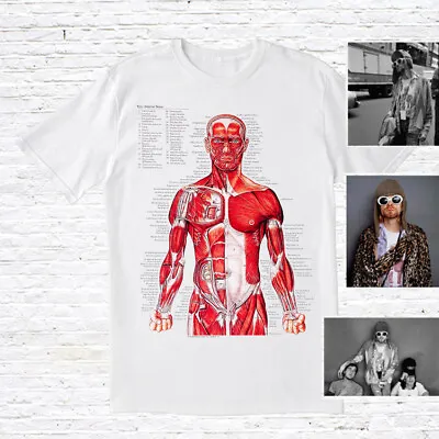 Buy Muscular System T-Shirt (worn By Kurt Cobain / Nirvana / 90's) • 19£