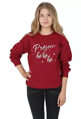 Buy Prosecc-ho Ho Ho Sweater Top Jumper Sweatshirt Christmas Xmas Funny Prosecco • 23.99£