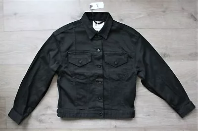 Buy Denham Black Denim Embroidery Jacket, S, NEW! RRP £160 • 49£