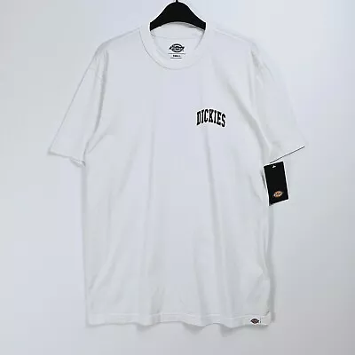 Buy Dickies - NEW - Aitkin Chest Tee - Print T-Shirt - White - Small • 18£