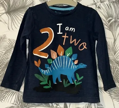 Buy Boys Age 18-24 Months - ‘I Am 2 Two‘ Long Sleeve Top • 3£