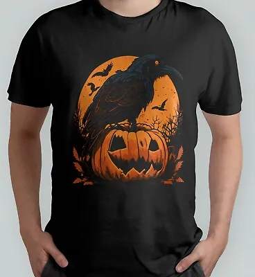 Buy Halloween Crow Design T-Shirt/Hoodie/Mug/Tote Bag • 7£