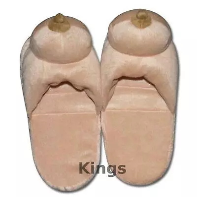 Buy Naughty Rude Boobs Boobie Slippers Adult Novelty Fun Soft Fluffy Gift Stag Hen  • 14.98£
