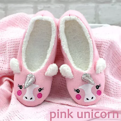 Buy Womens Ladies Indoor Slippers Faux Fur Knitted Fluffy Ballerina Slipper Size 3-8 • 5.24£
