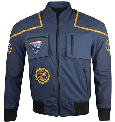 Buy  NX Navy Project Blue Cotton Jacket  • 72.28£