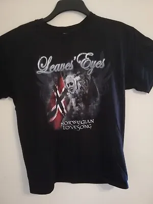 Buy Leaves' Eyes Norwegian Love Song Shirt L Therion Epica Nightwish Delain • 10£