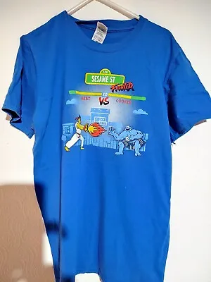 Buy Sesame Street Fighter T Shirt Medium • 4.99£