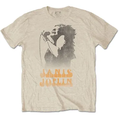 Buy Janis Joplin Working The Mic Official Tee T-Shirt Mens Unisex • 15.99£