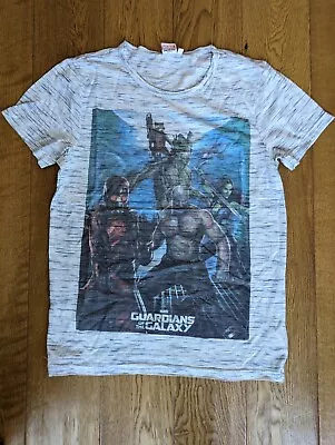 Buy Guardians Of The Galaxy T Shirt Marvel Comic Book Style Black Graphic  UK M • 4.99£