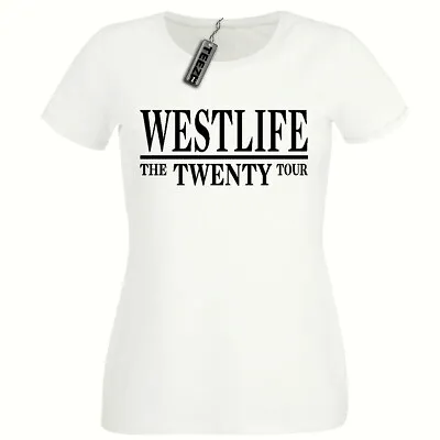Buy Westlife Tour Tshirt, Ladies Fitted Tshirt,Westlife 2019 Reunion Tshirt • 8.99£