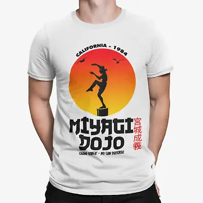 Buy Karate Kid T-Shirt Mens Miyagi Dojo Tee Cobra Kai MMA Training Movie Retro Gift • 5.99£