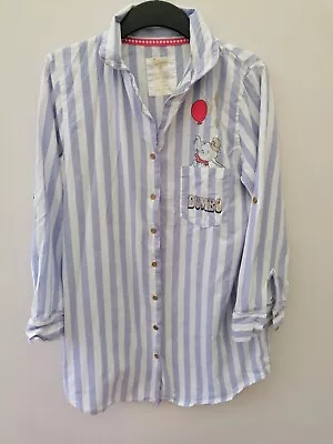 Buy Disney Purple White Stripe Dumbo Nightshirt Nightwear Pyjamas Primark S UK 10-12 • 2£