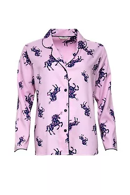Buy Cyberjammies Pyjama Top Ariana Unicorn Print Pink Size 10 • 8£