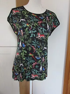 Buy Ladies Oasis ZSL Collection Wildlife S Small Tshirt Top - Good Condition • 7.99£
