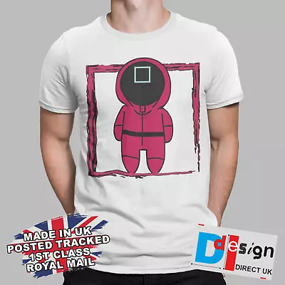 Buy Squid Game T-Shirt Men's Adults Kids Gift Birthday Retro Cool TV Gamer Game Show • 5.99£