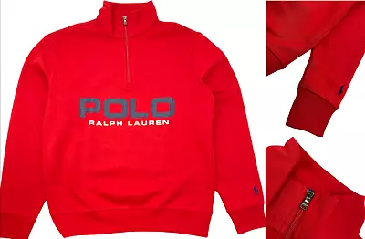 Buy Polo Ralph Lauren Double Knit Tech Jumper Pullover Mock Sweatshirt New (M • 163.31£