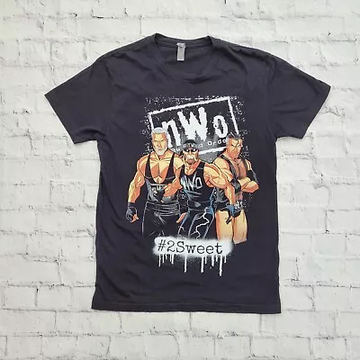 Buy NWO Double Sided Graphic Black Wrestling T-Shirt Mens Small Hulk Hogan Razor WWE • 22£