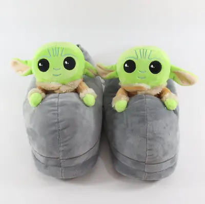 Buy Star Wars Grogu Cartoon Plush Slippers Men Women Soft Stuffed Warm Floor Shoes • 16.80£