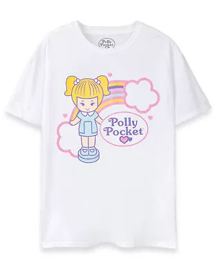 Buy Polly Pocket White Short Sleeved T-Shirt (Womens) • 16.99£
