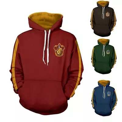Buy Unisex Harry Potter Slytherin Hoodies Sweatshirt Hooded Top Pullover Jumper Gift • 11.99£