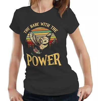 Buy The Babe With The Power Fitted Ladies Tshirt - David Bowie - Labyrinth • 9.79£