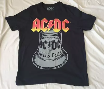 Buy Official Ac/dc Hells Bells T Shirt Size Extra Large Xl Bnwot Bon Scott Rockmetal • 9£