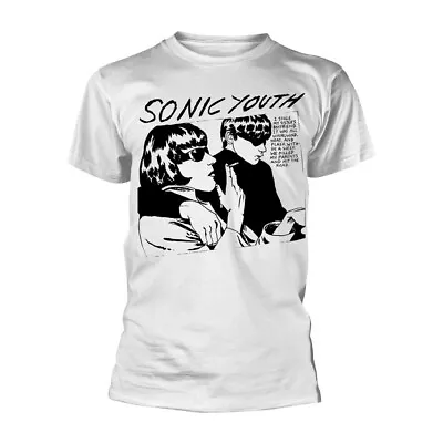 Buy SONIC YOUTH - GOO ALBUM COVER (WHITE) WHITE T-Shirt Small • 19.11£