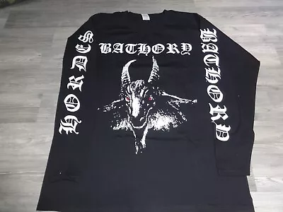 Buy Bathory LS Longsleeve Shirt Black Metal Venom Turbo Taake Dio Mayhem • 33.86£