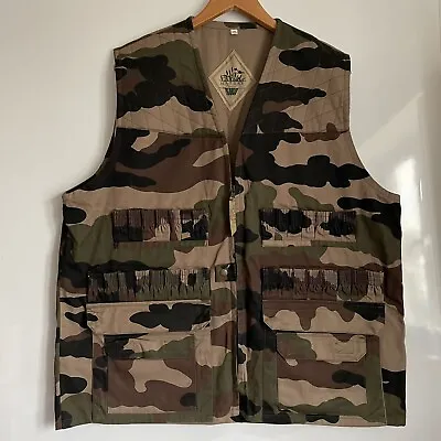 Buy Men's Camouflage Hunting Hiking Shooting Utility Vest Size XXL • 20£