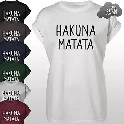 Buy Hakuna Matata T-Shirt Tee Top The Lion King Disney Trip Gift It Means No Worries • 9.99£