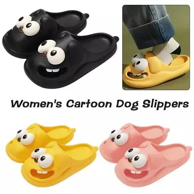 Buy Tongue Slippers, Tongue Kiss Slippers, Big Eyes Dog Pillow Cloud Slippers R5Y1 • 9.13£