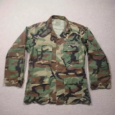 Buy Camo Coat Mens Medium Woodland Military Hot US Army American Apparel 3923 • 19.97£