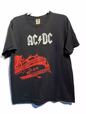 Buy Vintage Acdc Shirt XL Rock N Roll Train 2008 Band Metal Tour Gig Classic • 37£