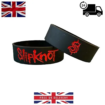 Buy Rock/Heavy Metal Band - Silicone Wristband - New - Slipknot • 4.69£