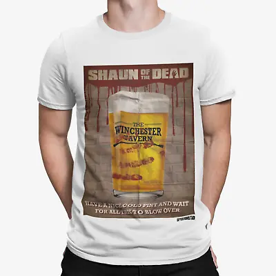 Buy Shaun Of The Dead Pint T-Shirt - Comedy Retro Cool 80s 90s Movie Film Funny • 8.39£