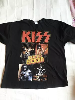 Buy Kiss Sonic Boom T Shirt 2XL Gildan Softstyle Band T Black • 14.95£