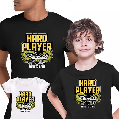 Buy Hard Player Retro Game T-shirt 80's Collection Funny Gift Tee Top Xmas • 14.99£