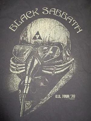 Buy Retro 1978 BLACK SABBATH Tour MD Shirt OZZY TONY IOMMI GEEZER BUTLER BILL WARD • 23.62£