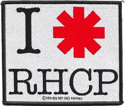 Buy RED HOT CHILI PEPPERS I Love RHCP : Woven SEW-ON PATCH Official Licensed Merch • 3.99£