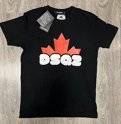 Buy T Shirts Mens Dsquared DSQ2 Maple Leaf Cool Slim Fit • 29.99£