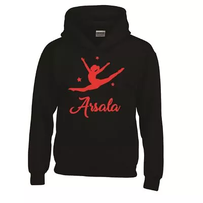 Buy Men And Youth Personalized Pullover Glitter Gymnast Split Jump Dance Hoodie • 16.99£