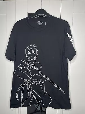 Buy Men’s, Bershka, Naruto Merch, T-shirt, Black, Size: XL • 30£
