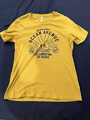 Buy Yellowcard Ocean Avenue Women’s Shirt NEW Medium Mustard • 21.84£