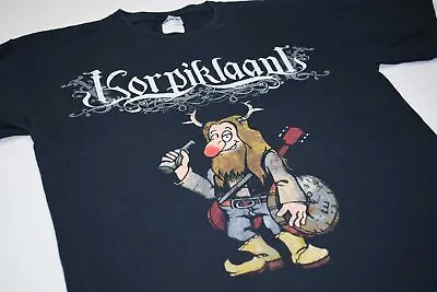 Buy Korpiklaani T-Shirt Finland Folk Metal Rock Band Tour Happy Boozers Beeerland M • 21.72£