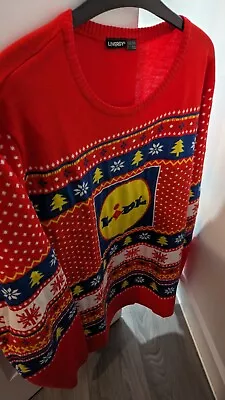 Buy Christmas Lidl Jumper XL Mens Red 2023 • 12£